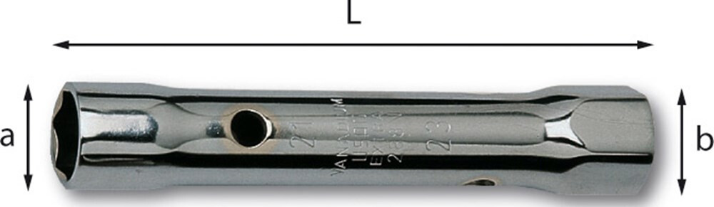 USAG Pijpsleutelset 8-delig 6-22 mm. 6K 288N8