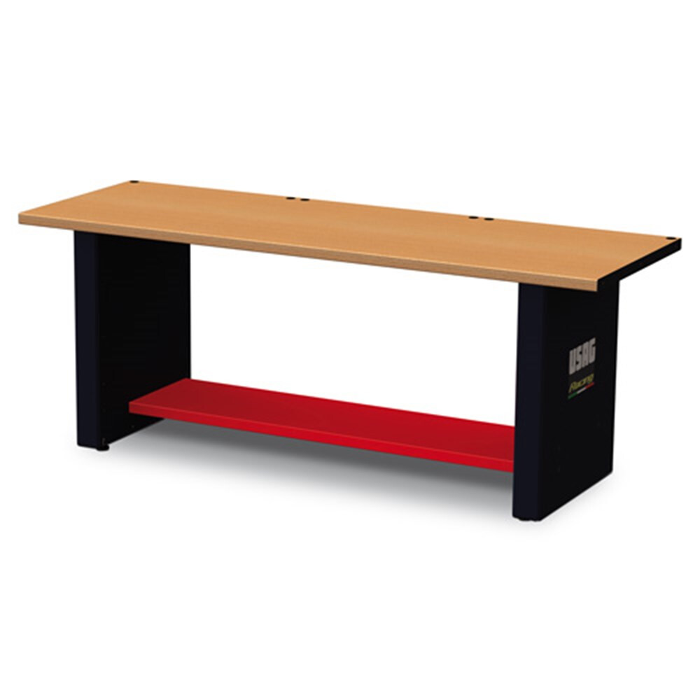 WERKBANK M.HOUTEN BLAD    USAG  2182X750X850 MM.      519RB1H1